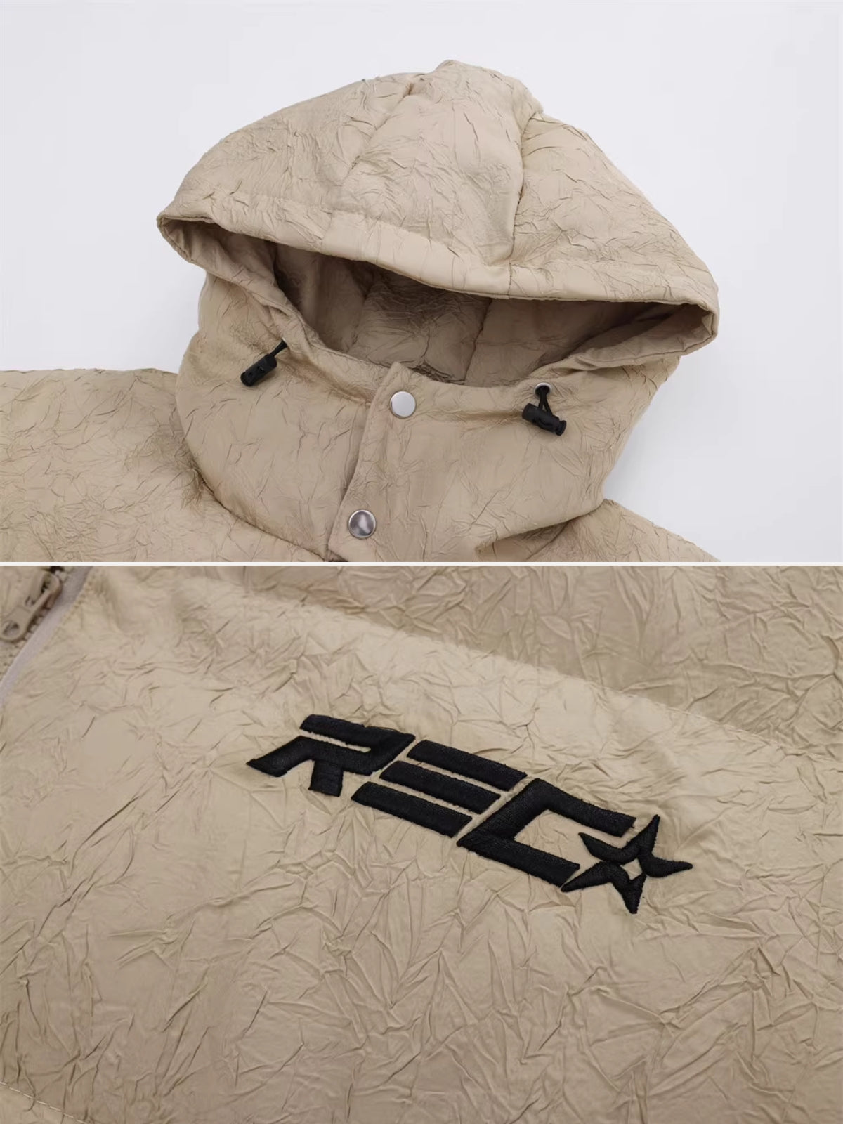 REC - Puffer Embroidered Jacket | TEENWEAR.EU