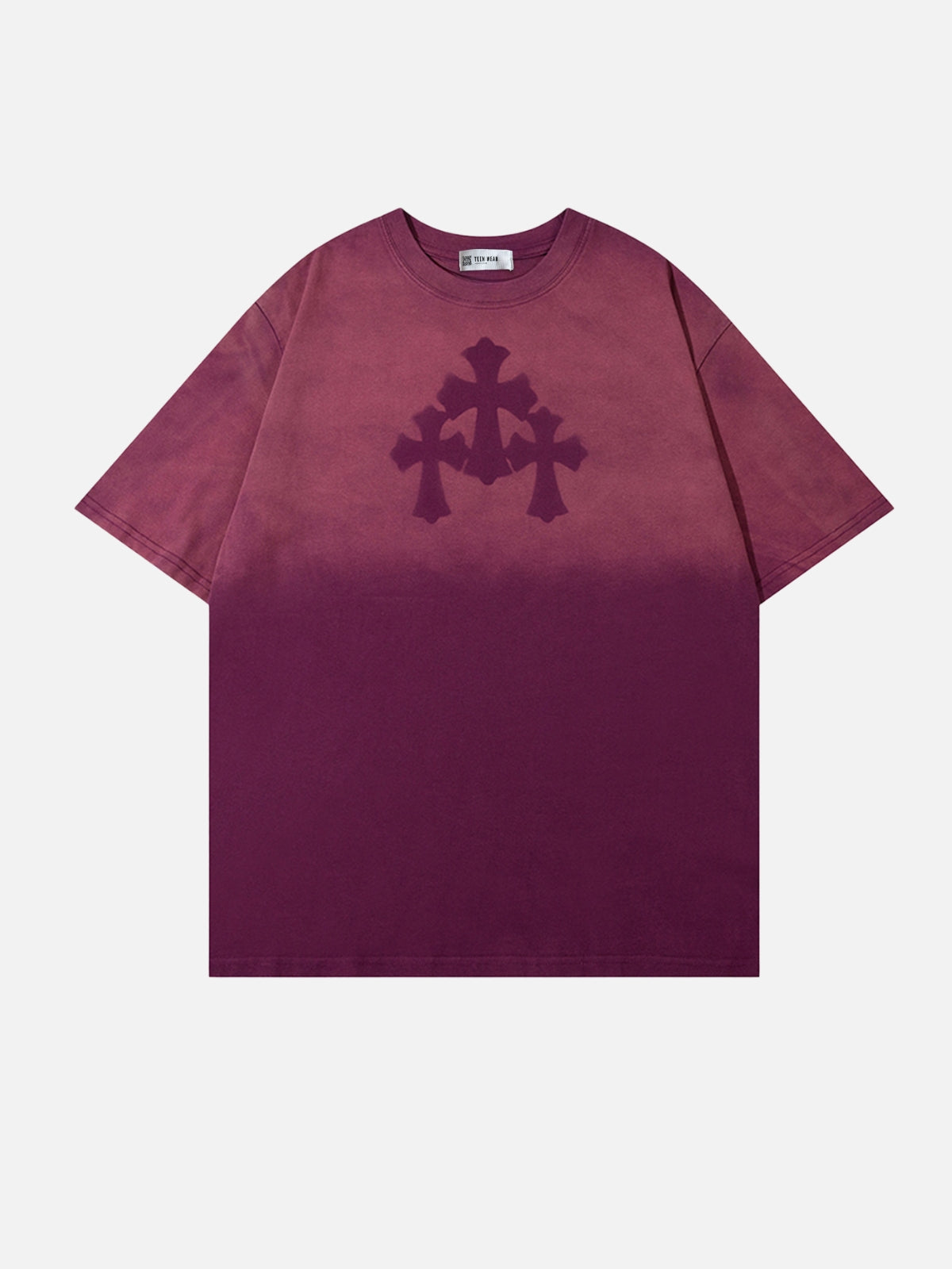 CROSIOS - Oversized Print T-shirt Purple | TEENWEAR.EU