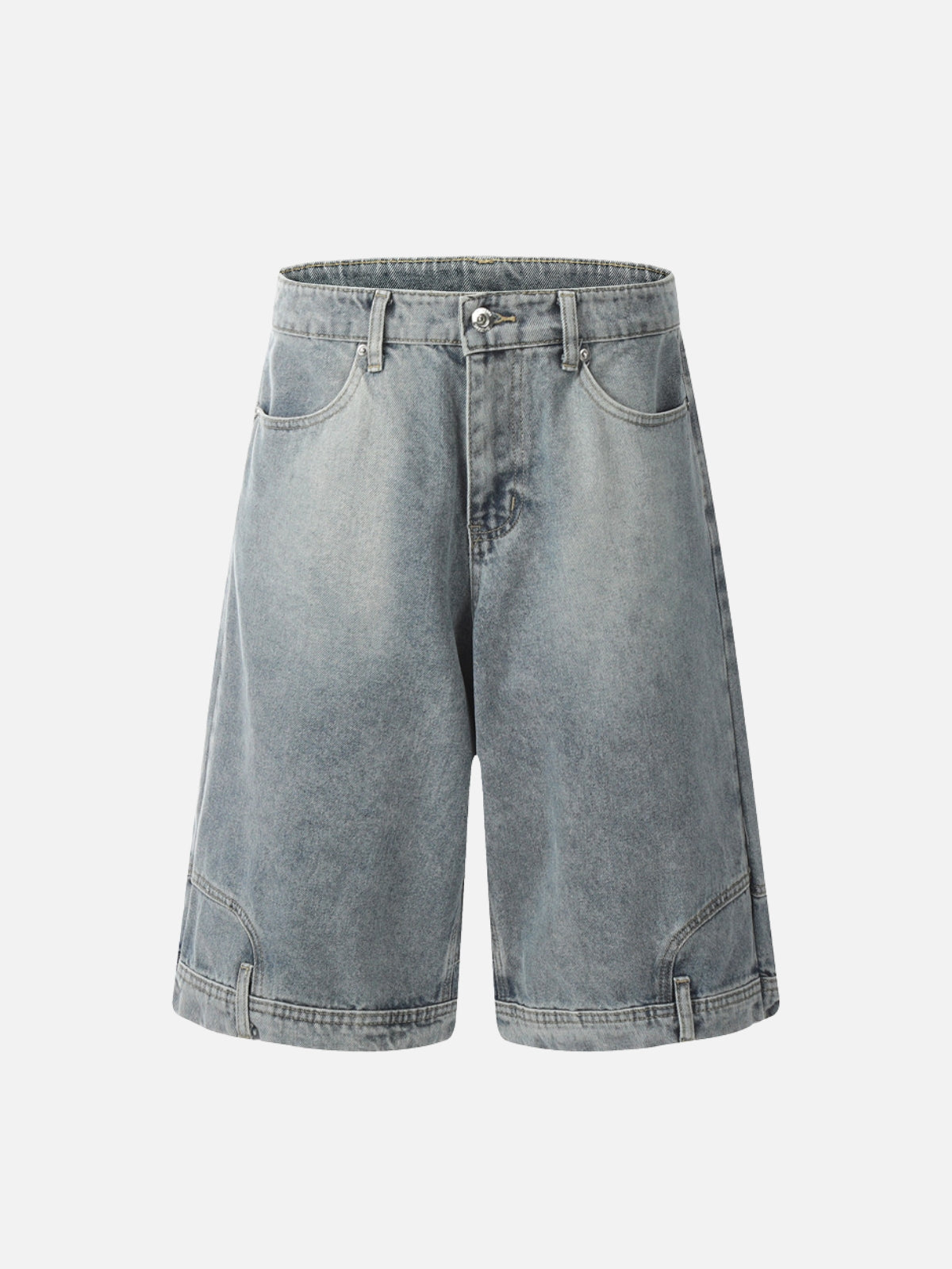 REVERSE - Baggy Basic Shorts Blue | Teenwear.eu