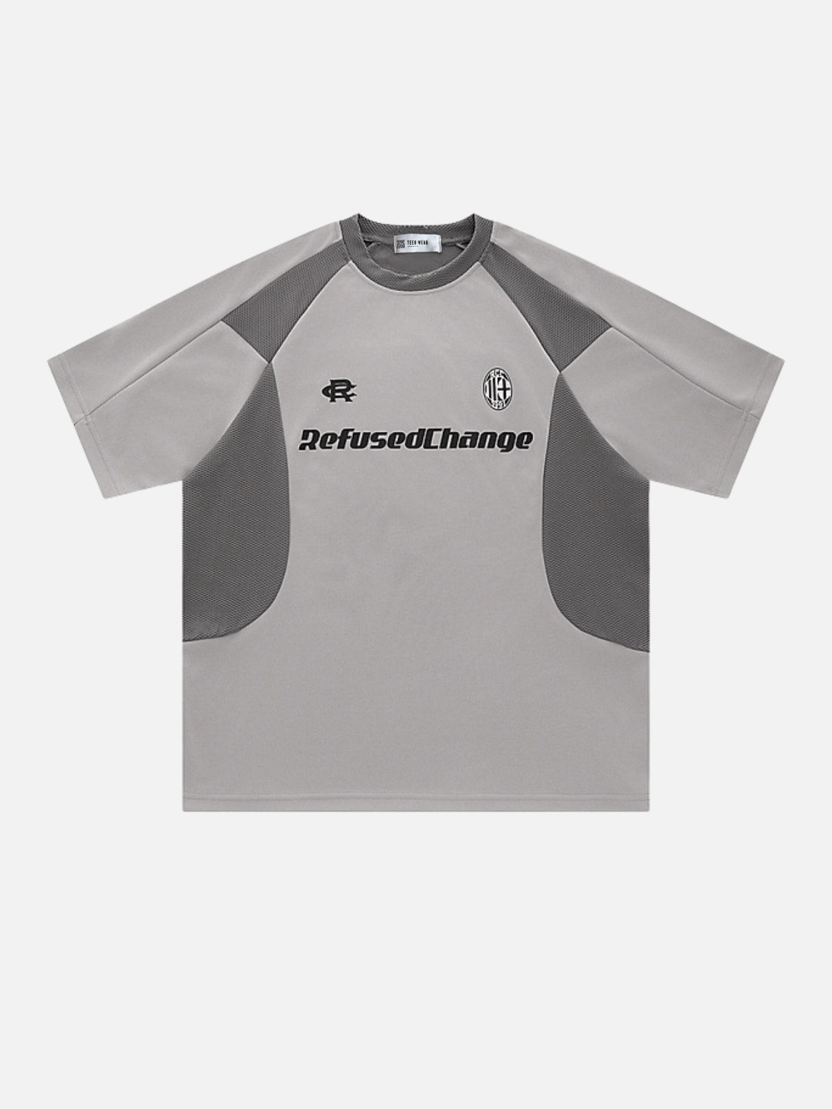 REFUSED - Oversized Graphic T-Shirt Grey | Teenwear.eu