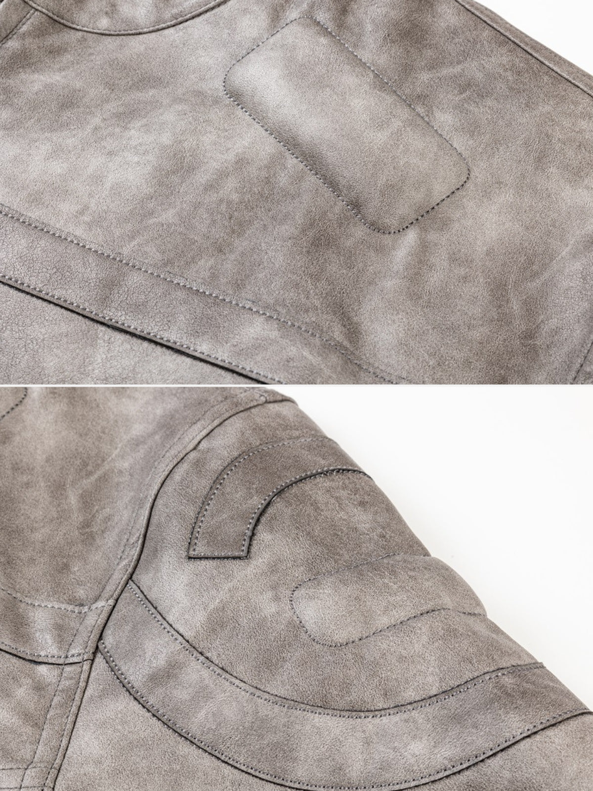 OSWALD - Leather Oversized Basic Jacket | TEENWEAR.EU