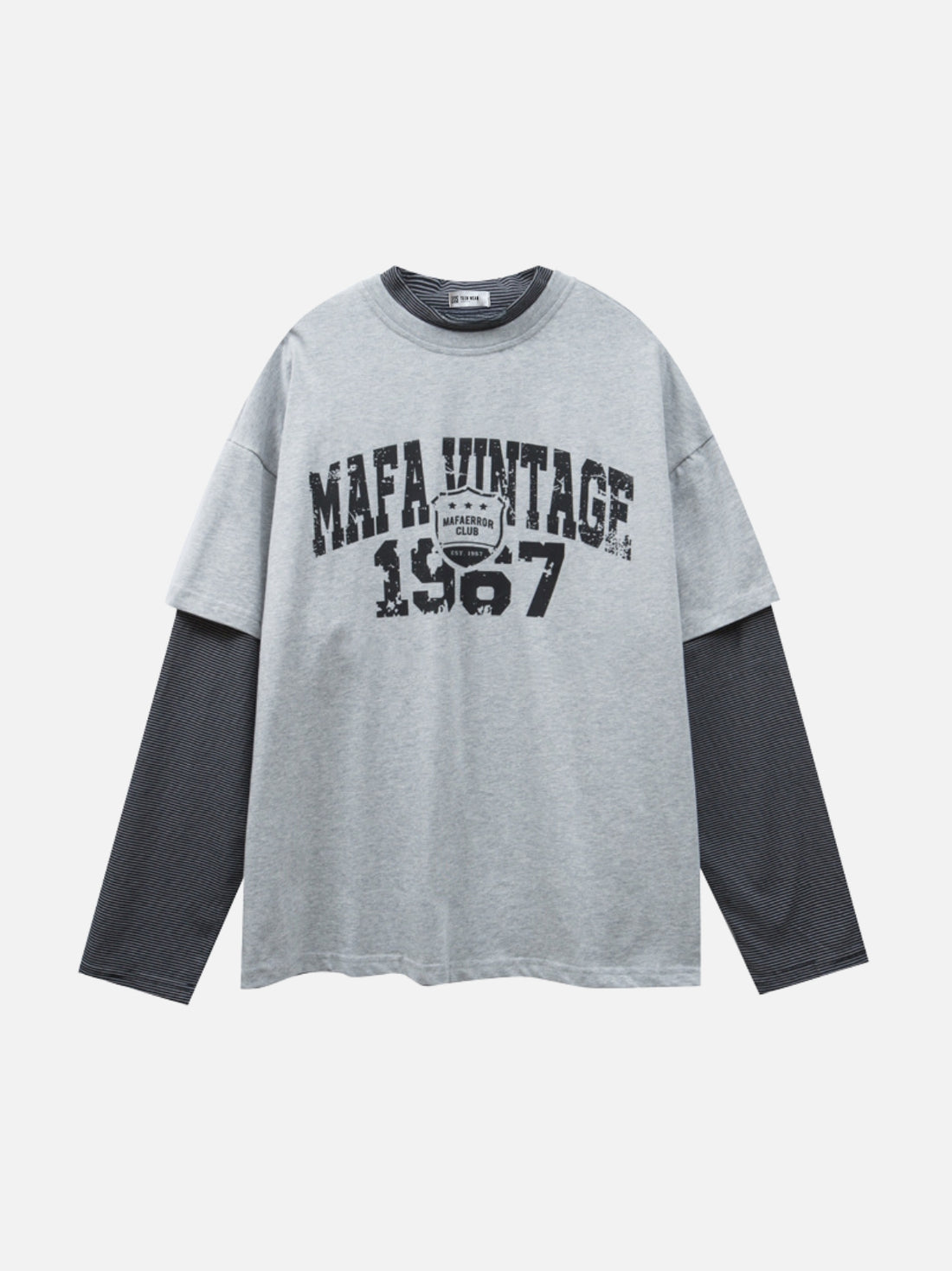 MAFA - Vintage Oversized Graphic Long Sleeve T-Shirt