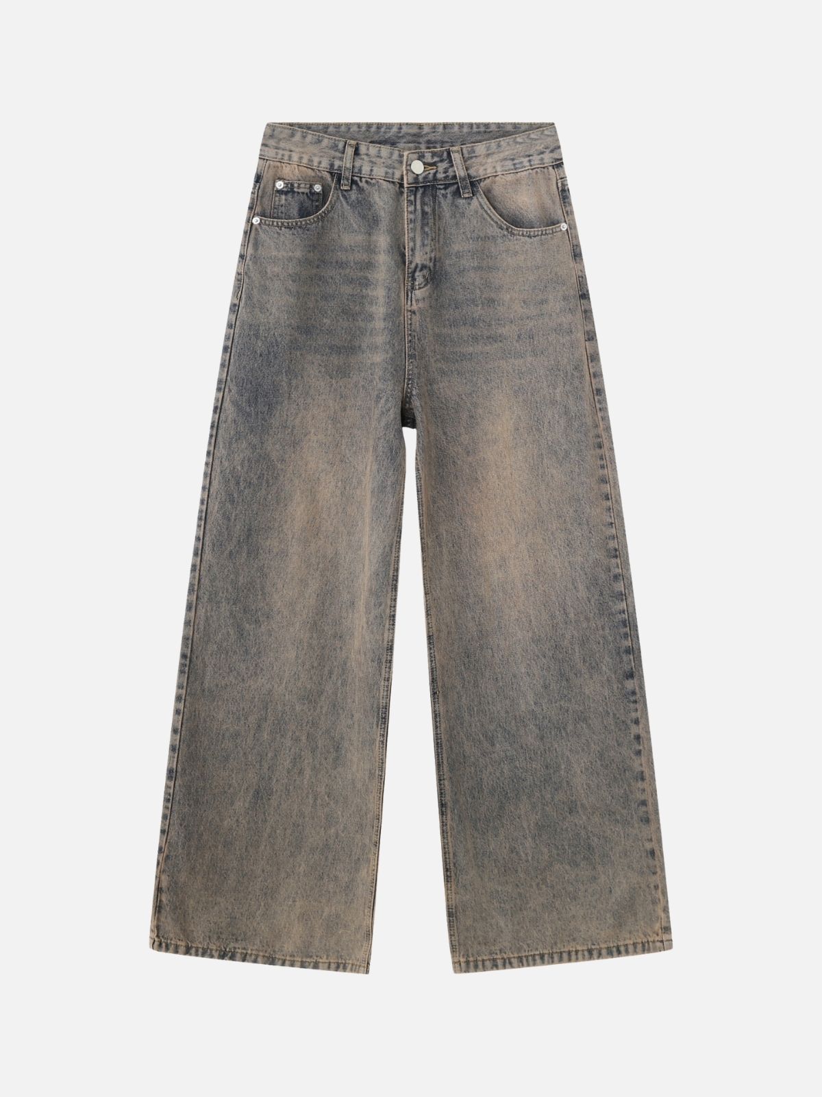 COBALD - Wide Leg Basic Jeans Grey | TEENWEAR.EU