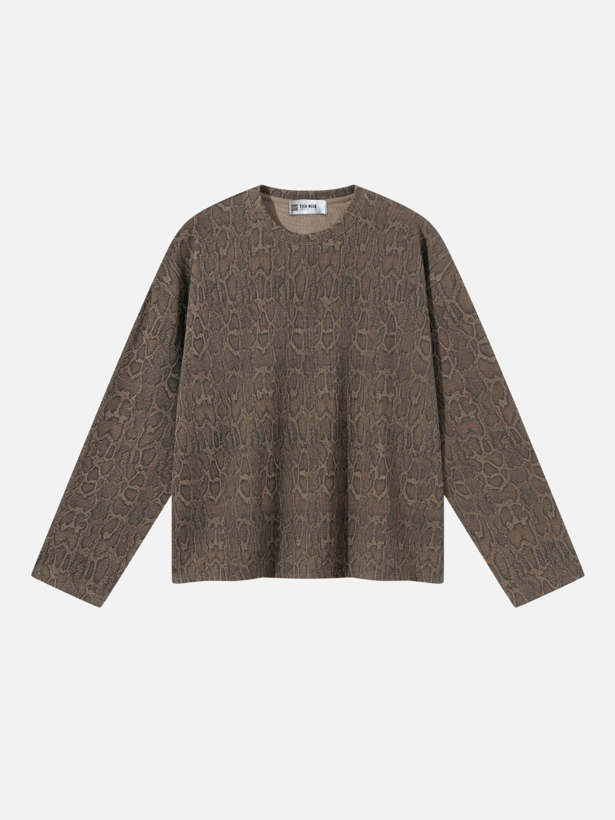 LEOPARDI - Long Sleeve Basic T-Shirt