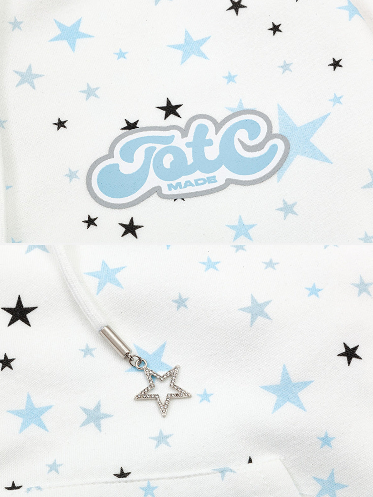 DREAMER STAR - Oversized Graphic Zip Up Hoodie | TEENWEAR.EU