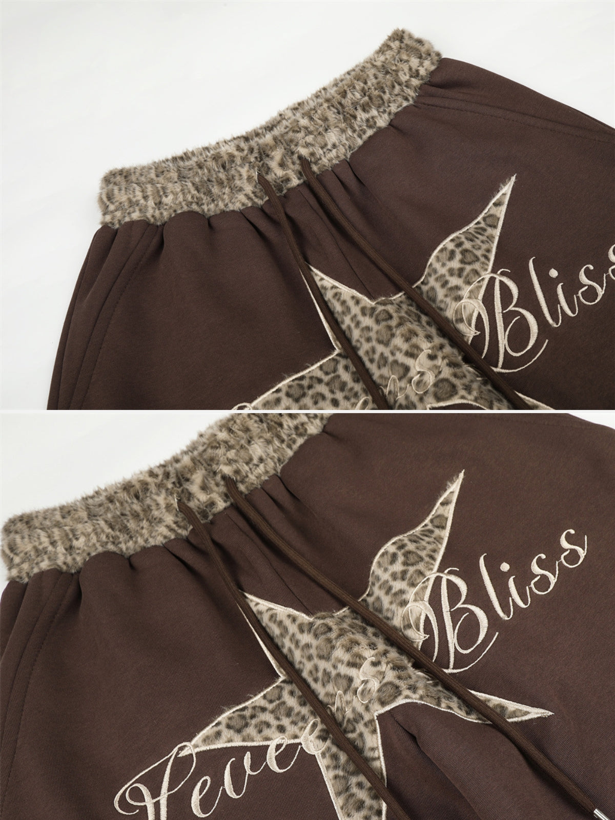 BLISS - Baggy Graphic Embroidered Sweatpants