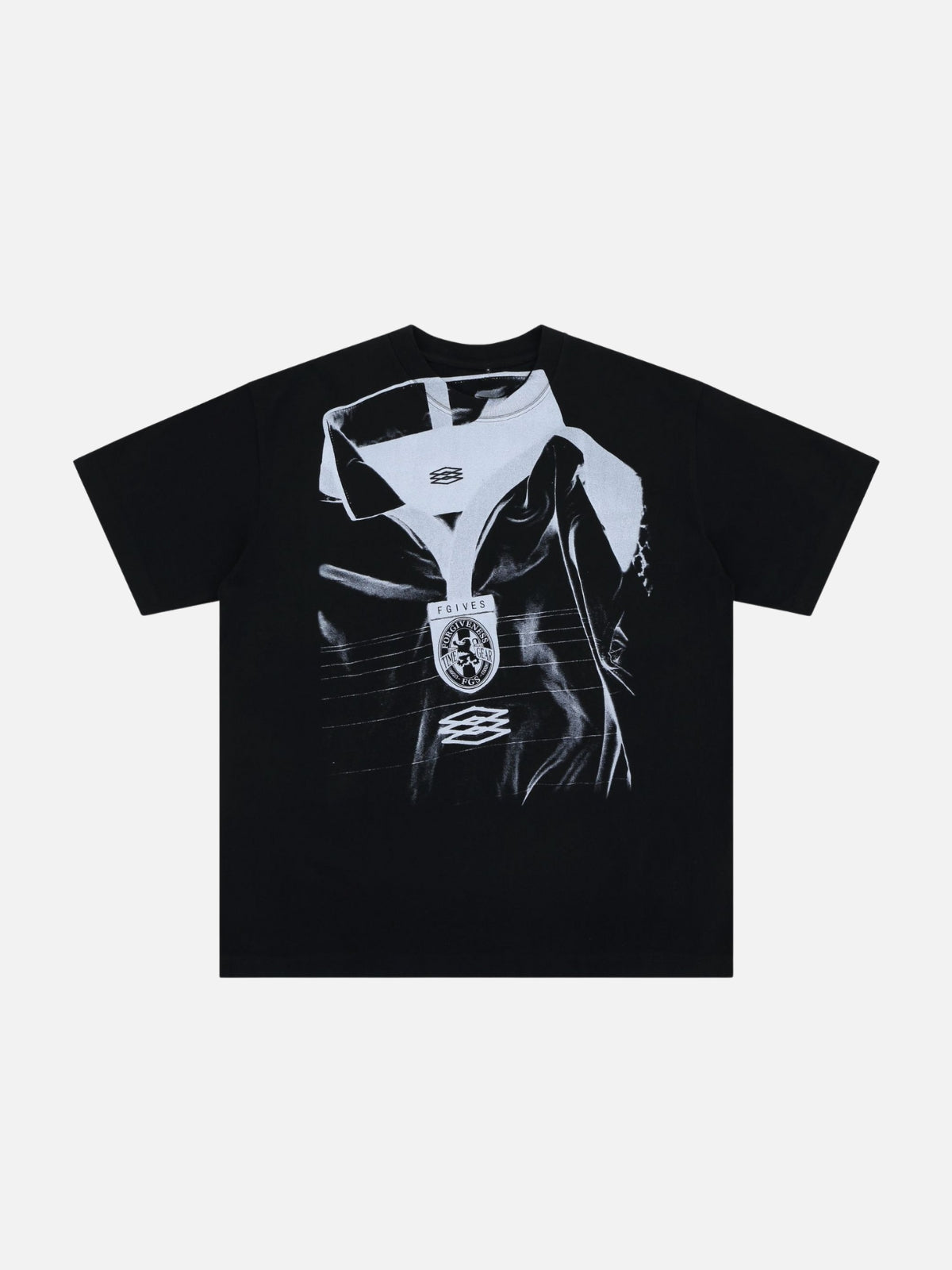 FGIVES - Oversized Print T-Shirt Black | TEENWEAR.EU
