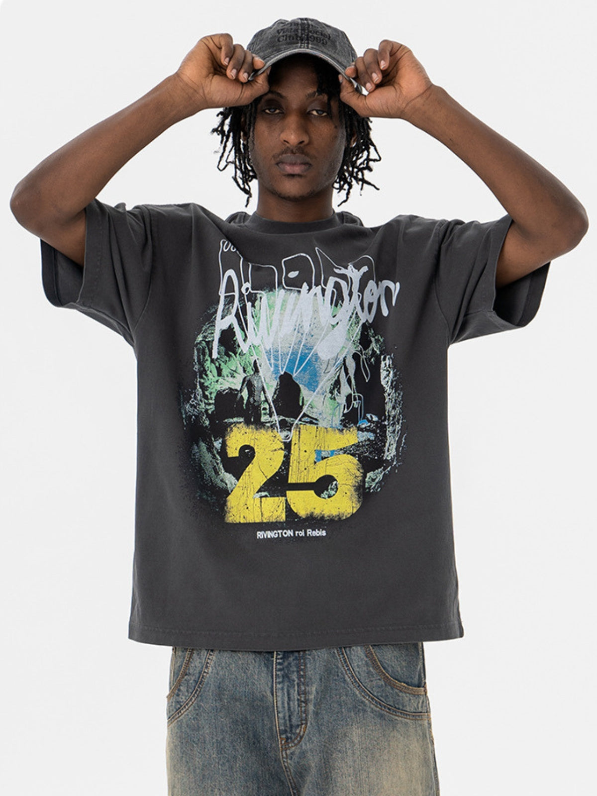 RIVINGTON - Oversized Print T-Shirt | TEENWEAR.EU