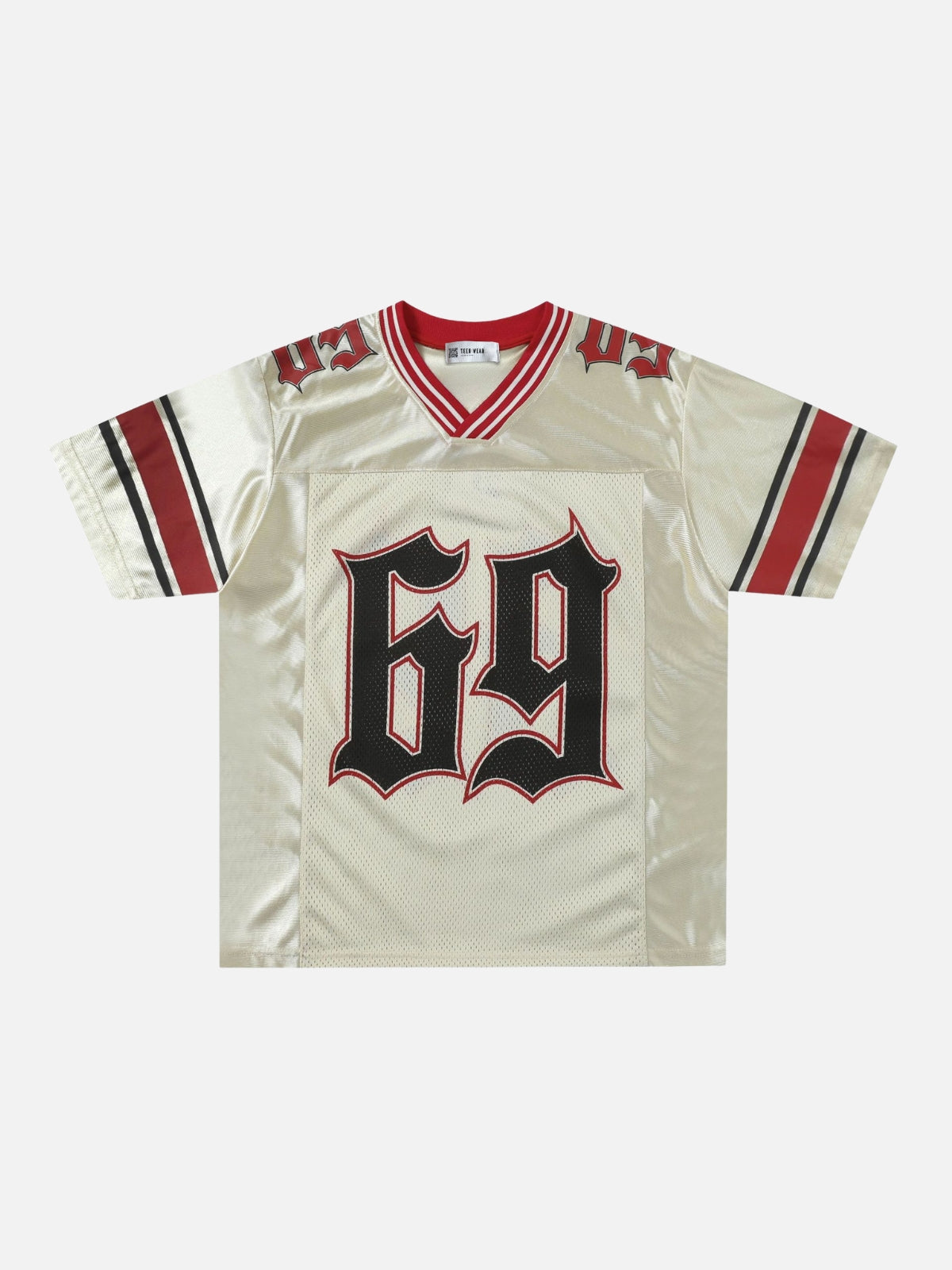 SIXNINE - Oversized Graphic Jersey Beige | TEENWEAR.EU