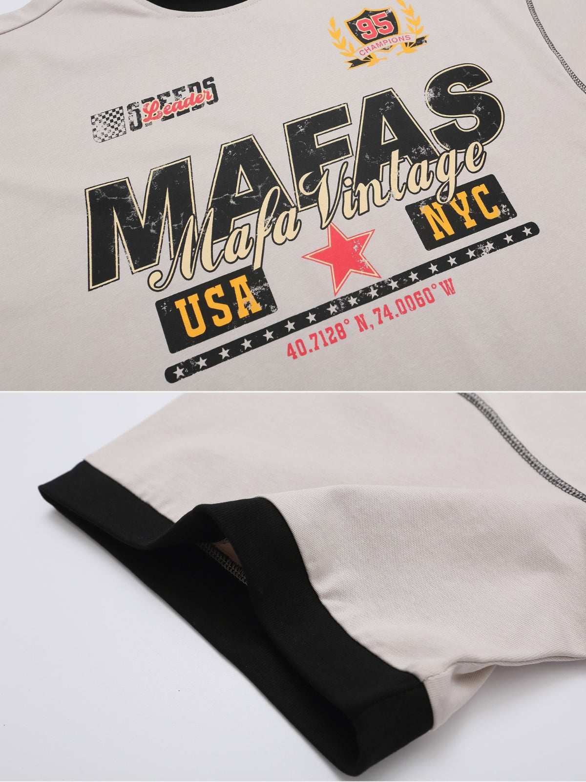 MAFAS NYC - Oversized Graphic T-Shirt | TEENWEAR.EU