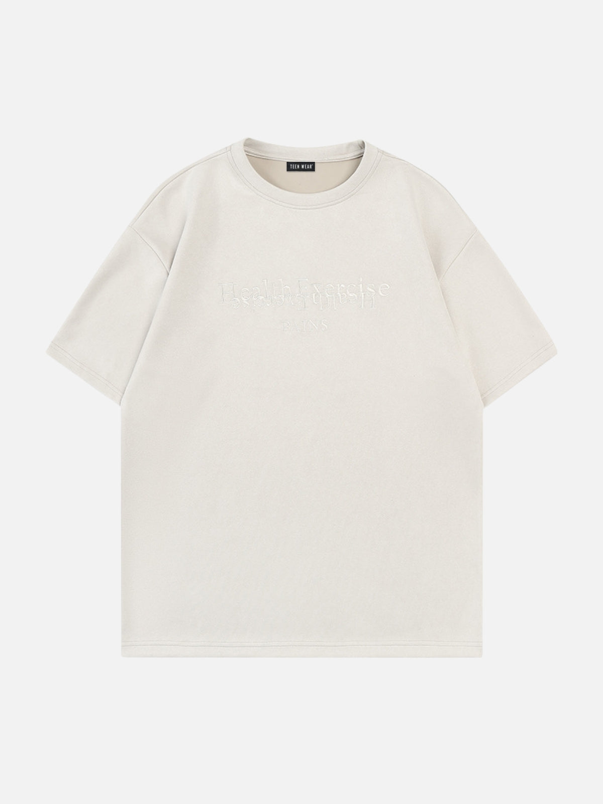 PAINS - Oversized Regular T-Shirt Beige | TEENWEAR.EU