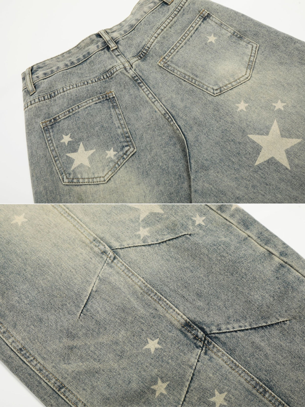 MEANTARS - Baggy Graphic Jeans | TEENWEAR.EU