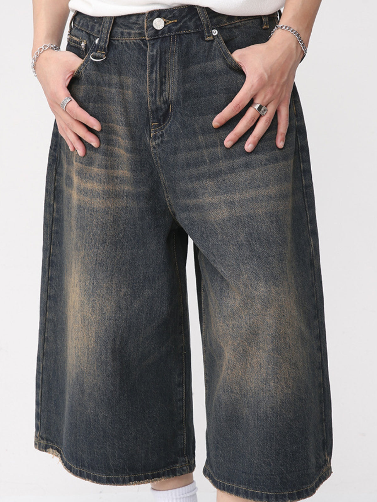 NOISER - Loose Denim Jorts | TEENWEAR.EU