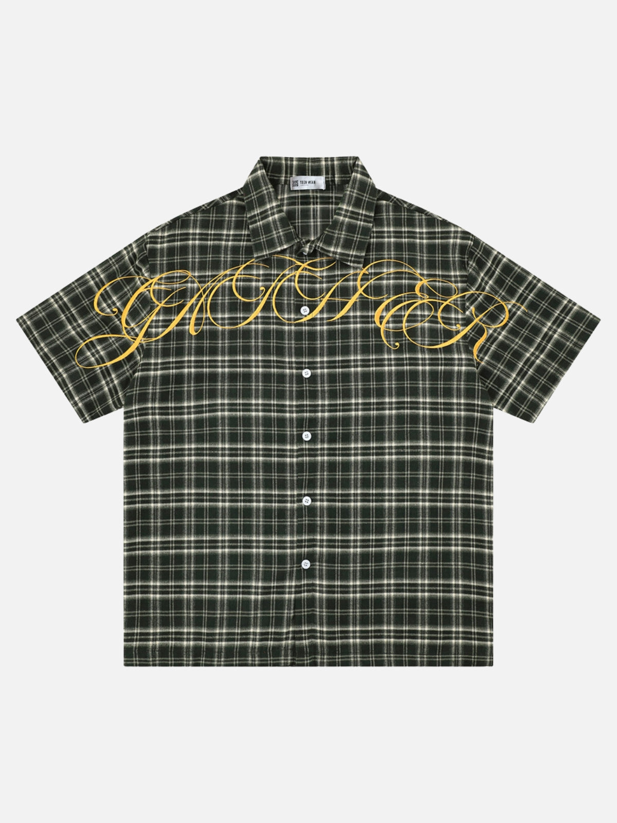 WESTY - Oversized Graphic Shirt Green | Teenwear.eu
