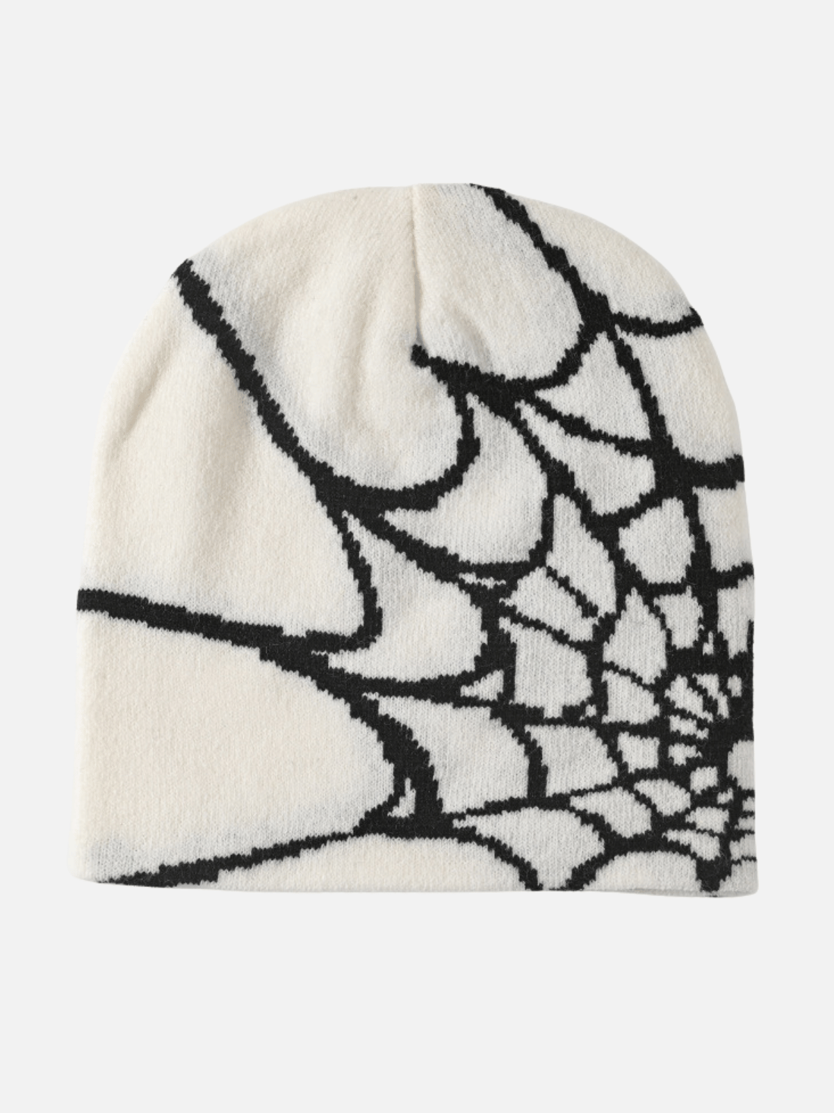 SPIDER - Graphic Beanie White Black One Size | TEENWEAR.EU