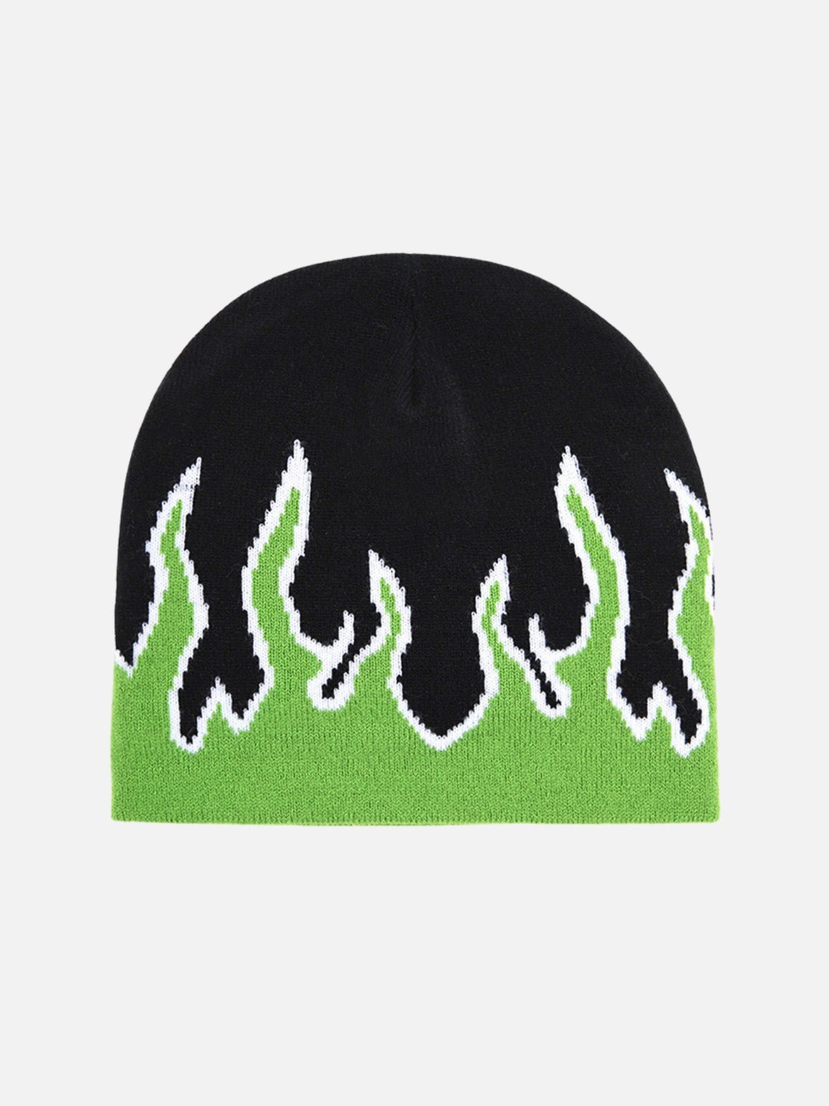 ON FIRE - Graphic Beanie Green One Size | TEENWEAR.EU
