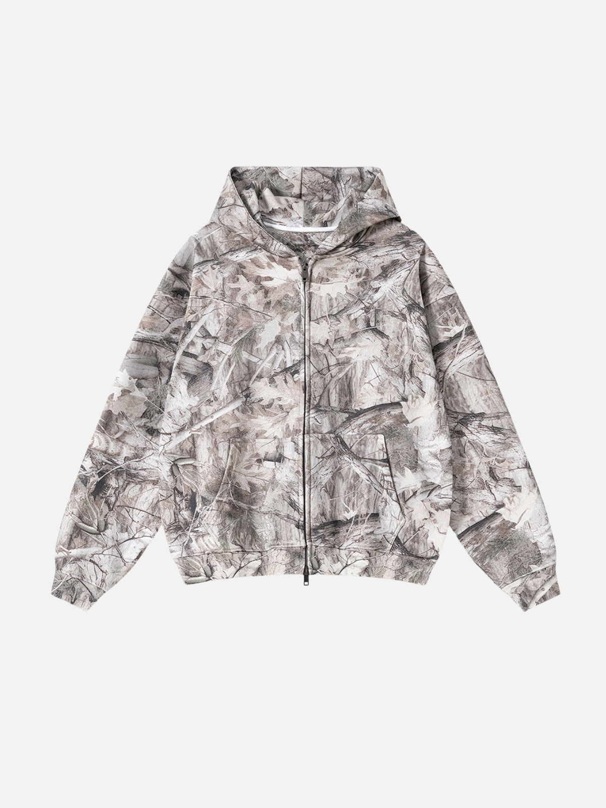 Camose - Premium Oversized Basic Zip Up Hoodie Camo | TEENWEAR.EU