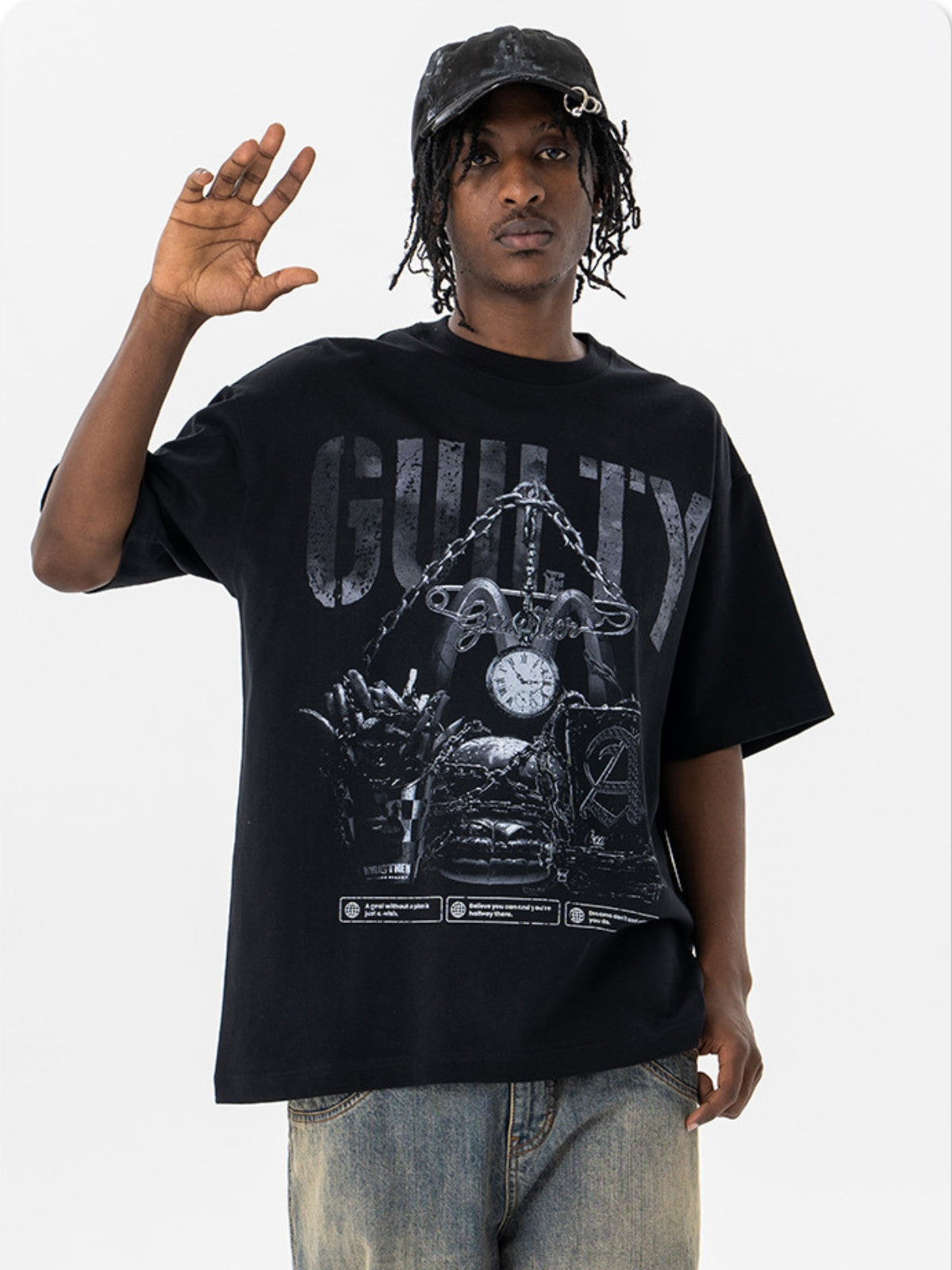 GUILTY - Oversized Print T-Shirt | TEENWEAR.EU