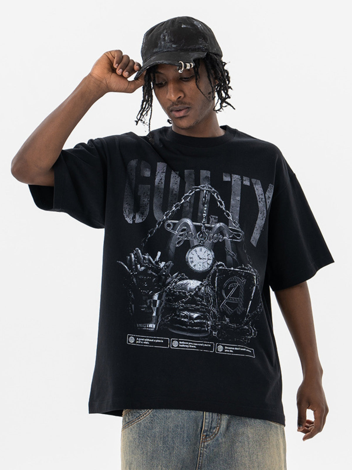 GUILTY - Oversized Print T-Shirt | TEENWEAR.EU