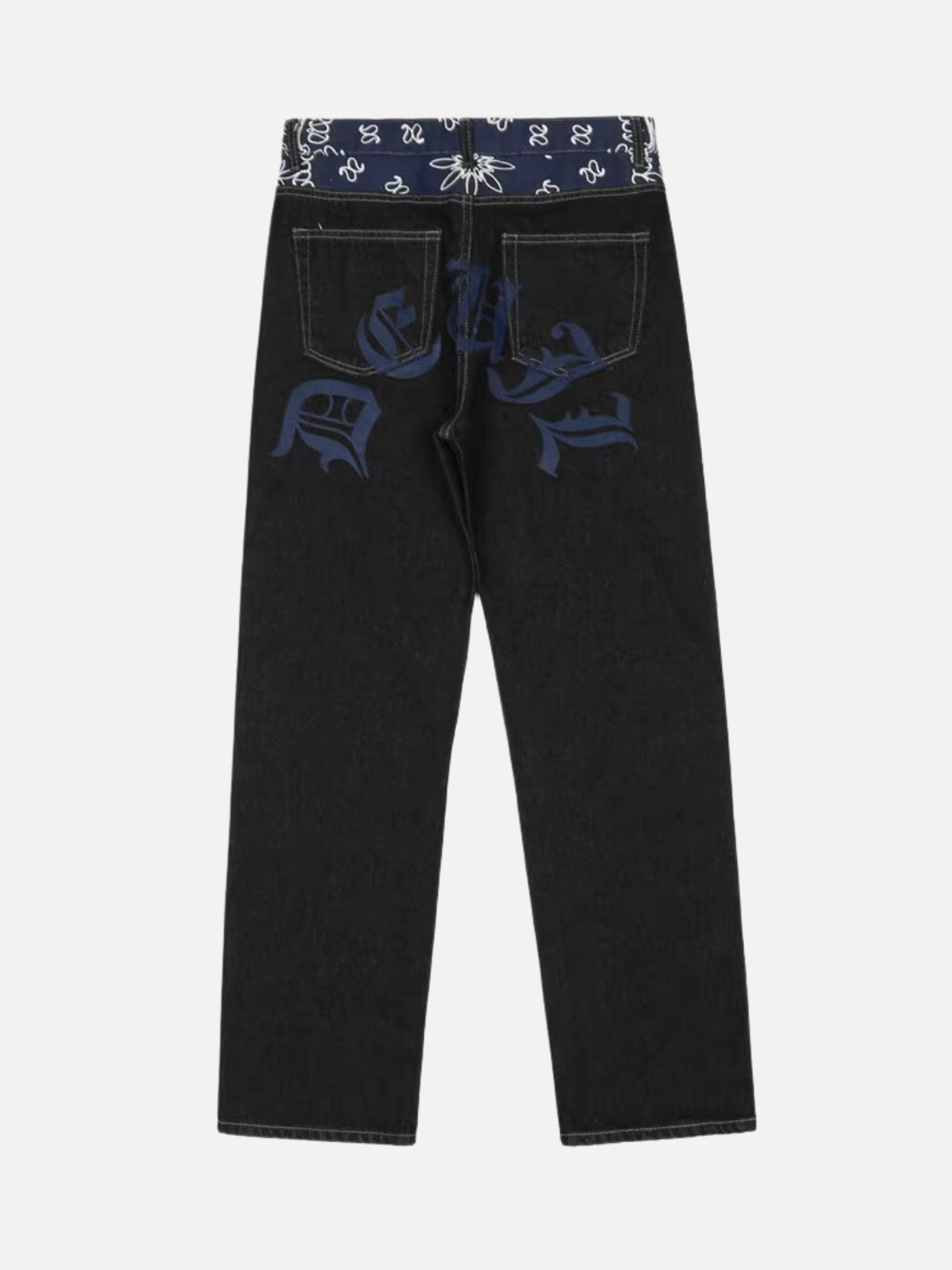 LERO - Regular Graphic Jeans Blue | TEENWEAR.EU