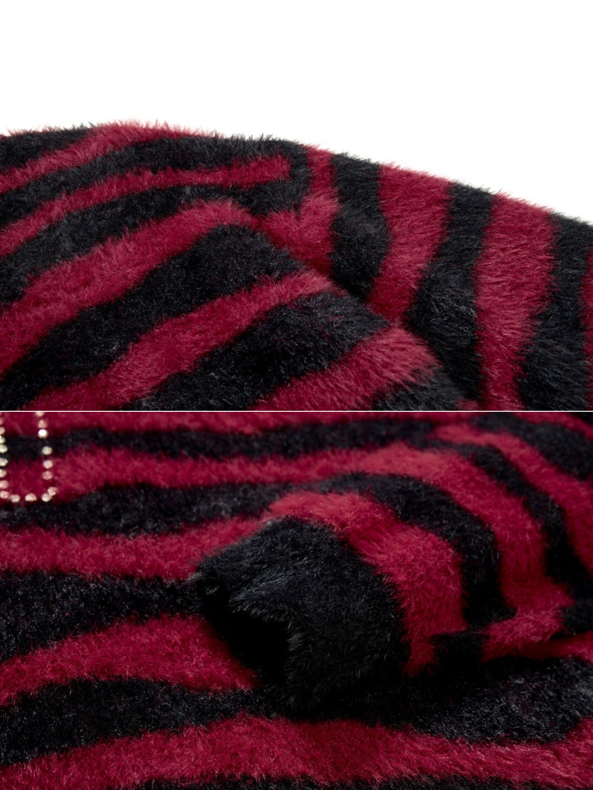 CROSSE - Rhinestone Oversized Graphic Sweater | Teenwear.eu