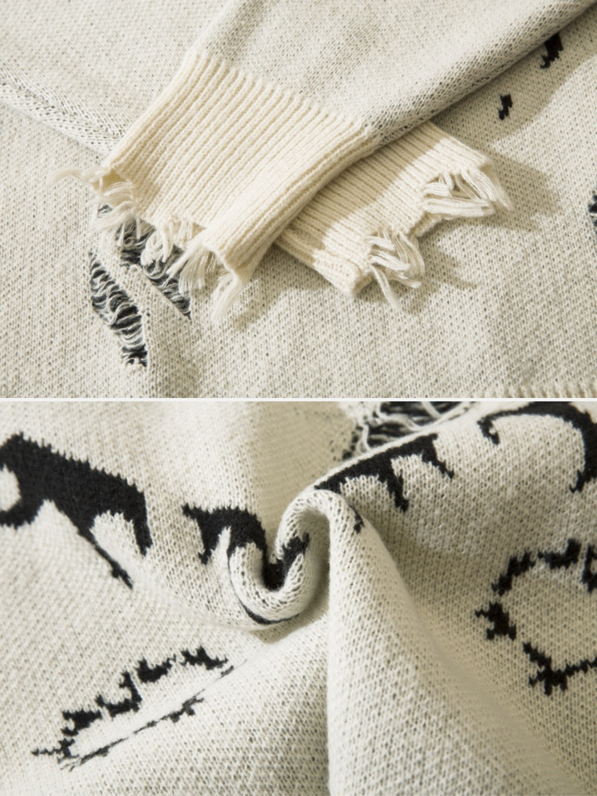 FIRED HEART - Oversized Graphic Sweater | TEENWEAR.EU