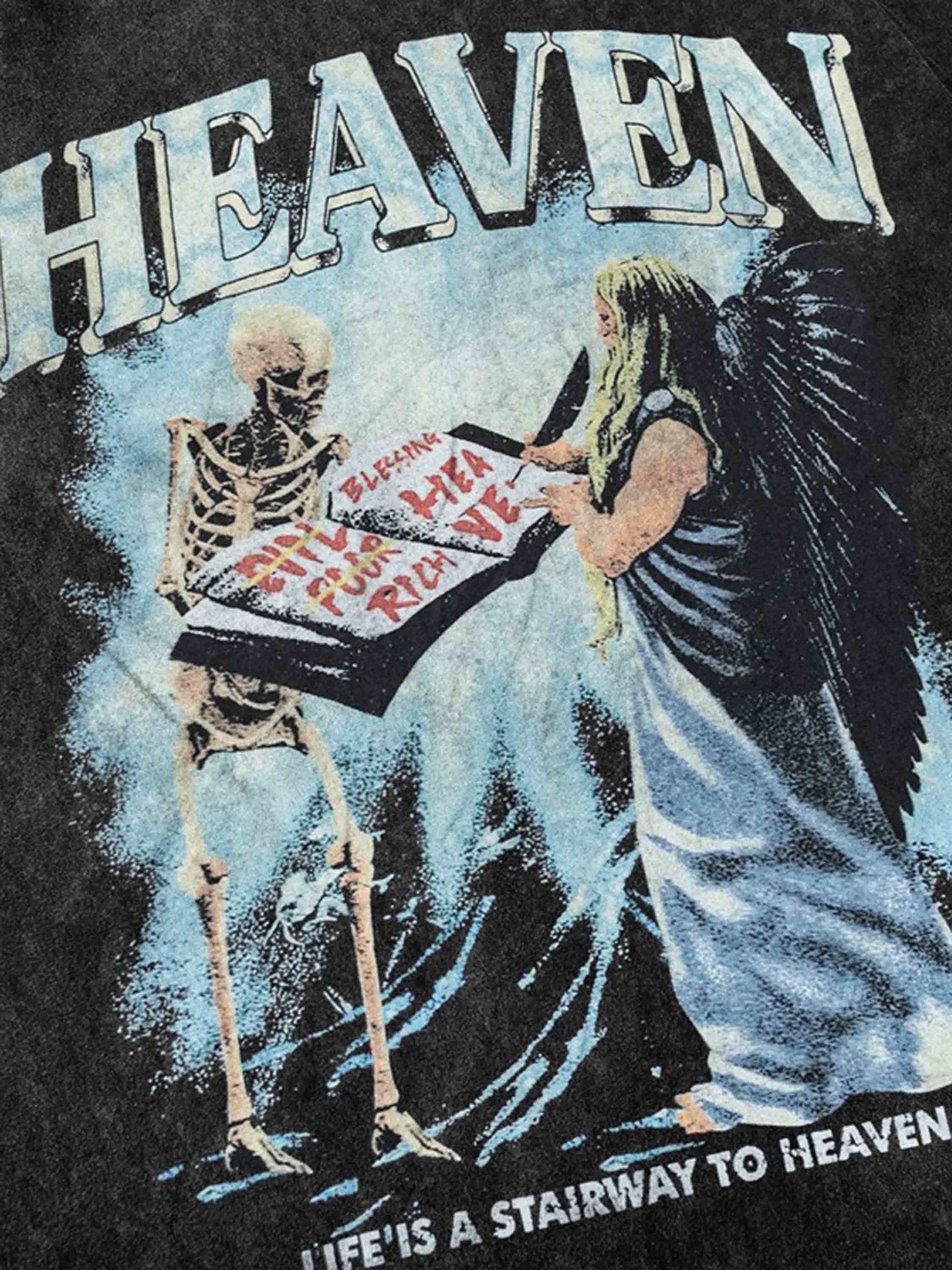 HEAVEN - Oversized Print T-Shirt | TEENWEAR.EU