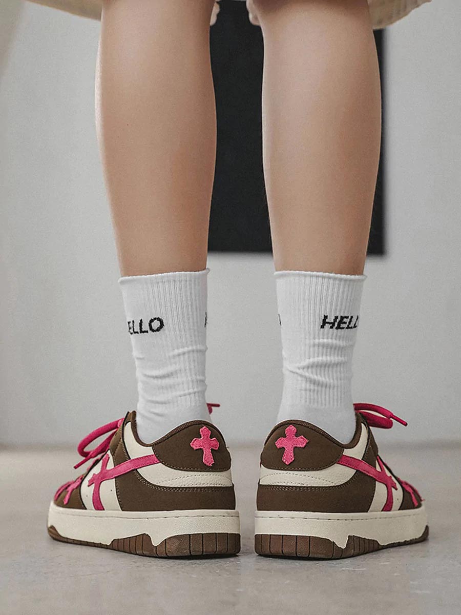 PINK CROSS - Sneakers | TEENWEAR.EU