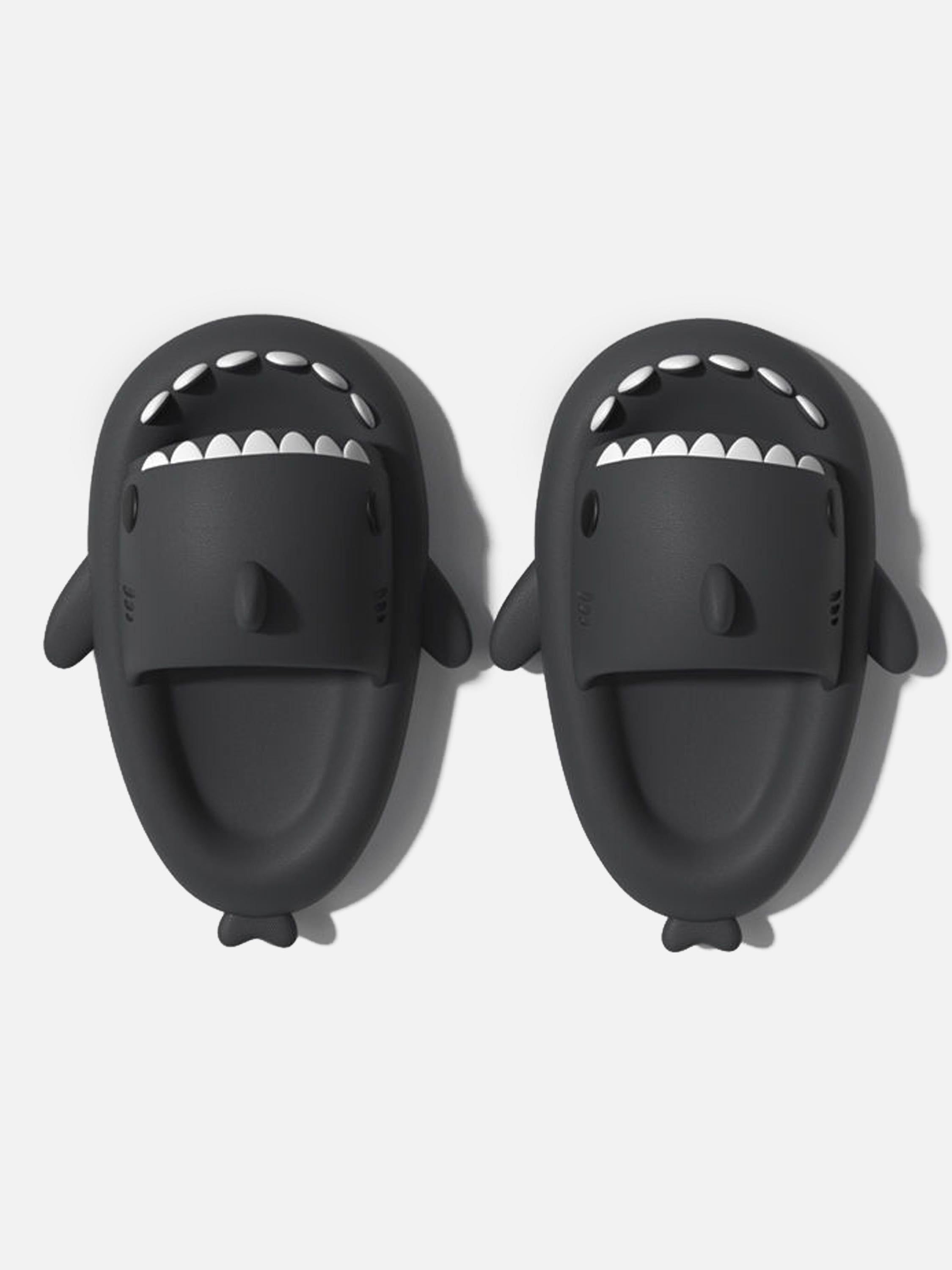 SHARKIES - Slippers Black | TEENWEAR.EU