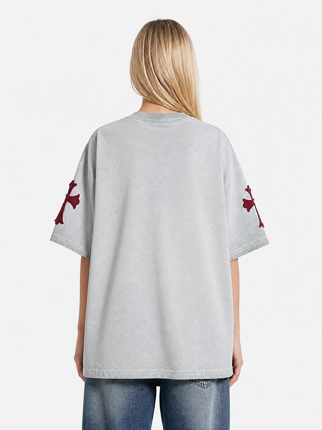 GOTHICX - Oversized Embroidered T-Shirt | Teenwear.eu