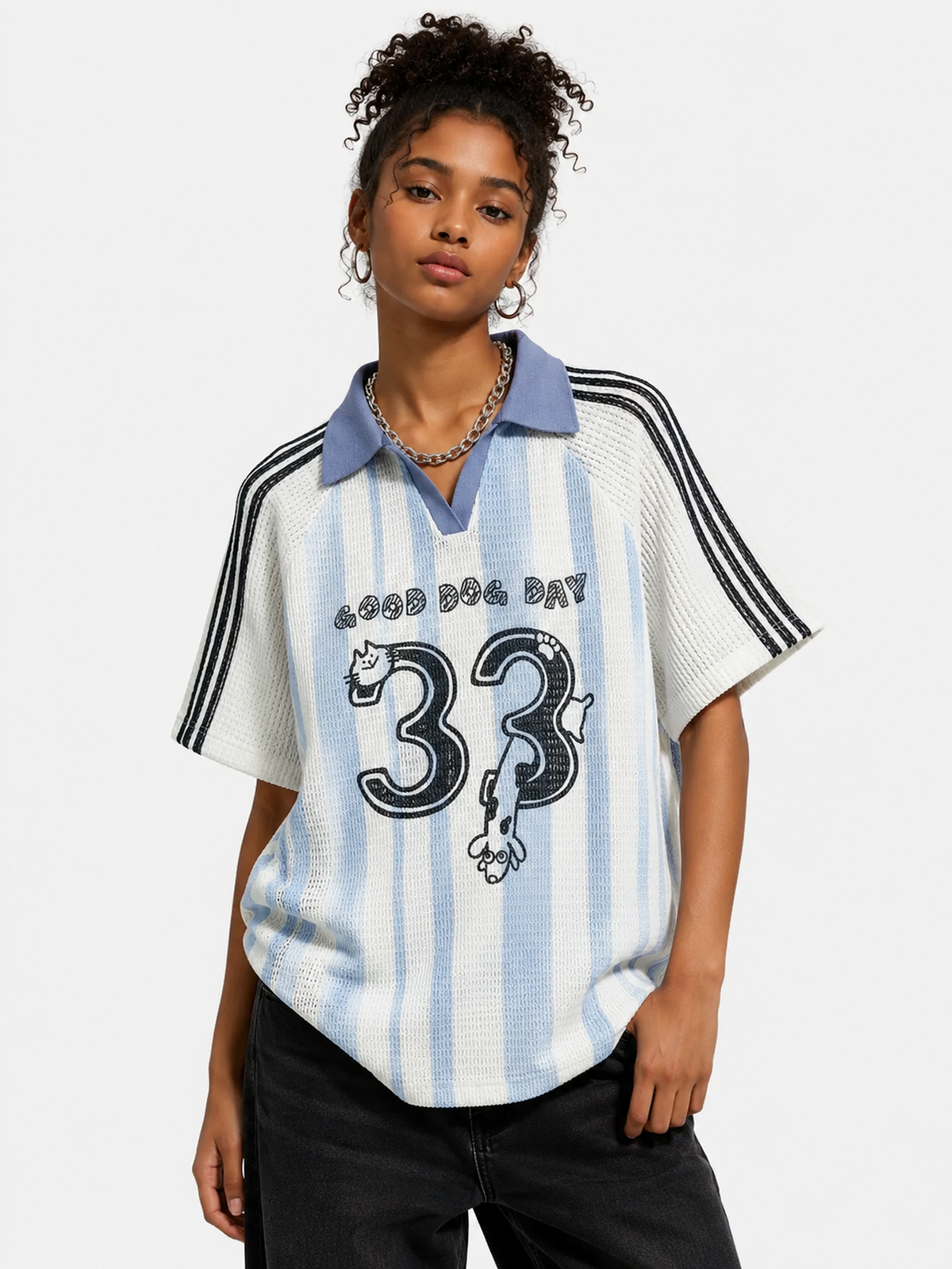 DOGDAY - Oversized Graphic Jersey