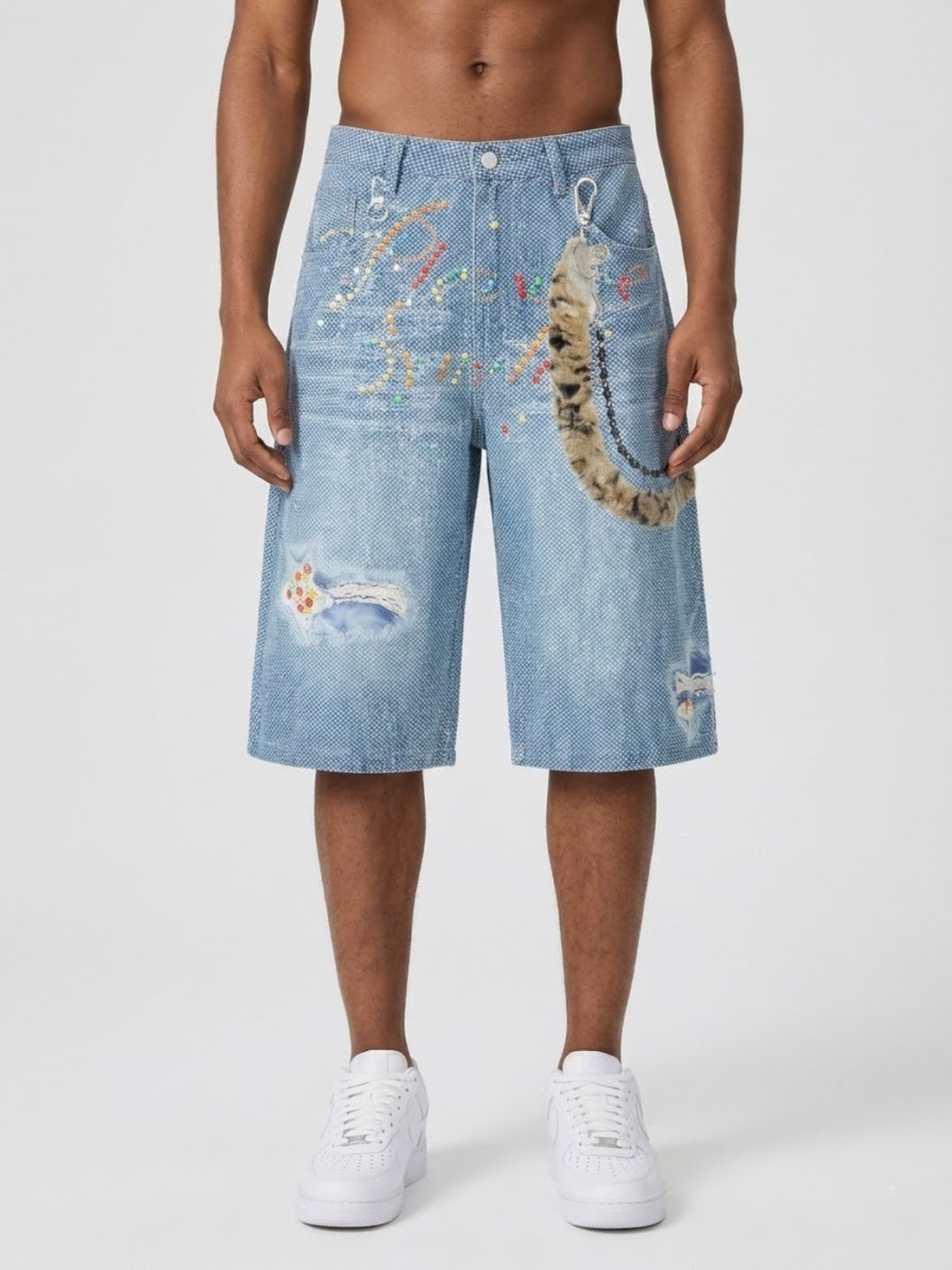 OCEANY - Baggy Denim Jorts | Teenwear.eu