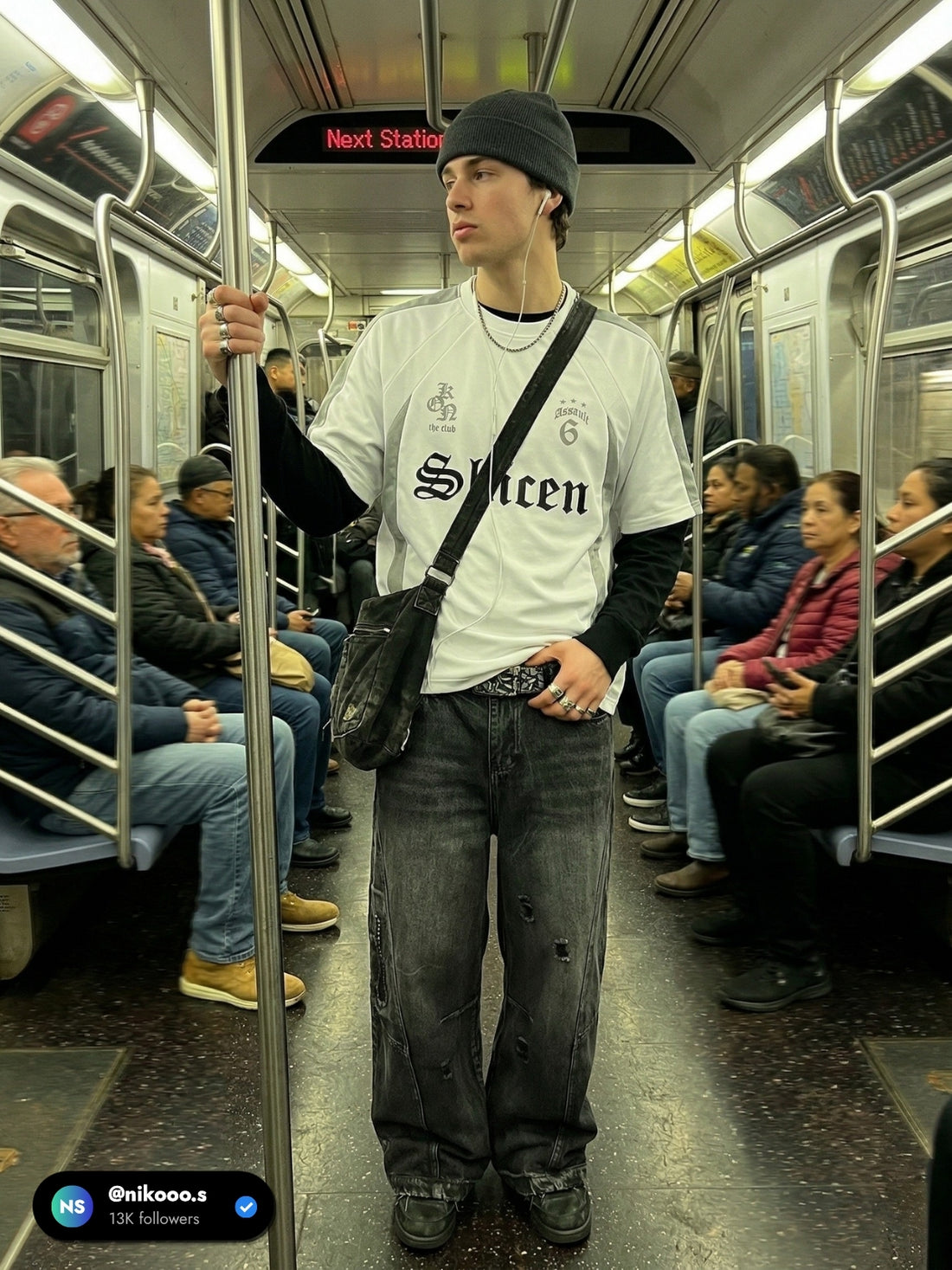 RIPPY - Baggy Basic Jeans Black | Teenwear.eu